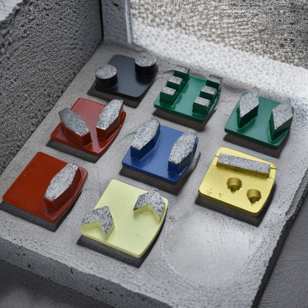Redi Redi Lock segmento Sapatos de moagem de diamante para husqvarna concreto moedor de piso