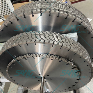 Corte rápido Blade de serra de forma de 800 mm V para cortar concreto na parede