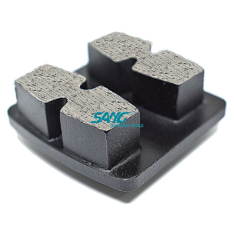 segmento de moagem de diamantes de bloqueio de bloqueio para piso de concreto