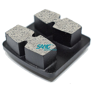 segmento de moagem de diamantes de bloqueio de bloqueio para piso de concreto