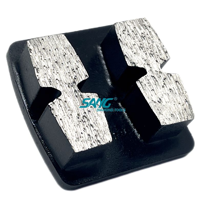 segmento de moagem de diamantes de bloqueio de bloqueio para piso de concreto