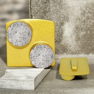 Redi Lock Double Round segmentos 30 ferramentas de moagem de diamante de grão para sapatos de moagem de concreto