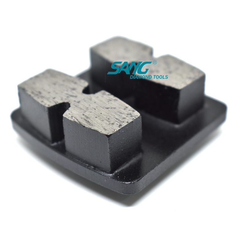 segmento de moagem de diamantes de bloqueio de bloqueio para piso de concreto