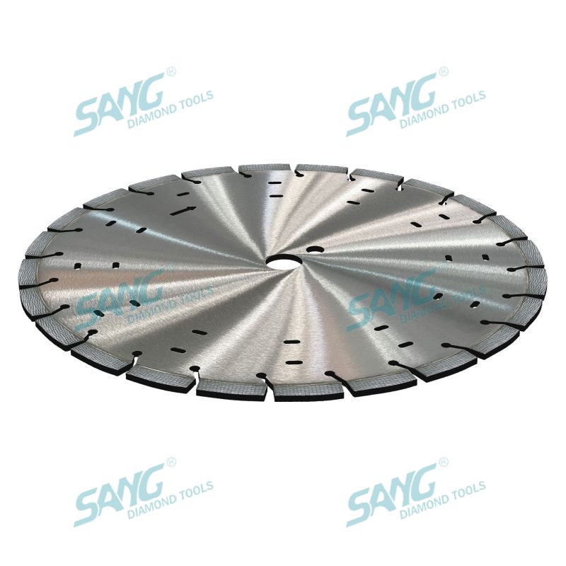 350mm mm 14 polegadas a laser soldado Arix Diamond Diamond Arrayed Diamond Saw Lade para corte de concreto