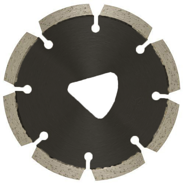 Furro do triângulo 6 '150mm de entrada precoce de diamante de diamante de concreto lâminas