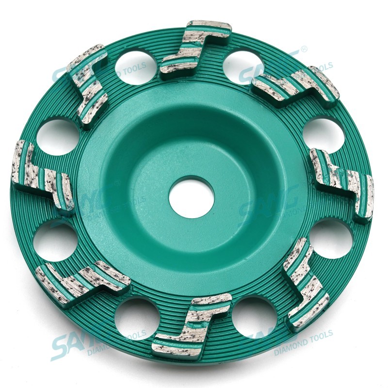 150 mm 6 polegadas Z SHEAD segmentos de diamante Abrasivo Bloco atacadale Diamante Roda de xícara para concreto