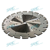 Laser soldado 350 mm de 14 polegadas Diamante Dish Cutting Disc para cortar concreto