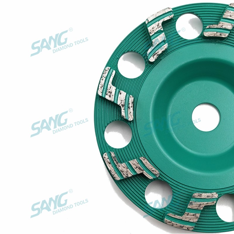 150 mm 6 polegadas Z SHEAD segmentos de diamante Abrasivo Bloco atacadale Diamante Roda de xícara para concreto