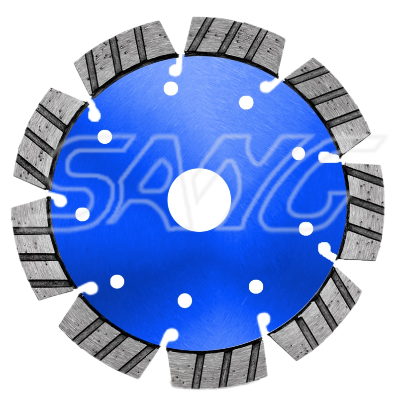 Tuck Point Diamond Blade de 6 mm de espessura segmento de diamante Corte de diamante SERW LATER DISC