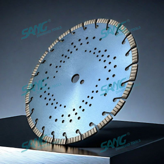 Blade de serra de diamante a laser de soldagem a laser de 350 mm para cortar concreto