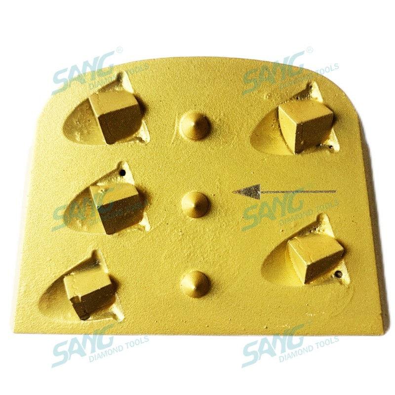 Quarter PCD Lavina Edco Diamante Retinging Bloco abrasivo para remoção de revestimento de epóxi de piso de concreto