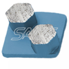 Redi Lock Diamond Concrete Polishing Pad ferramentas Sapatos de moagem de diamante para Husqvarn Floor Grinder Machine