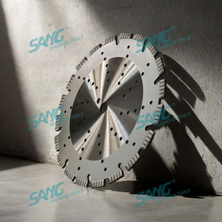 Laser soldado 350 mm de 14 polegadas Diamante Dish Cutting Disc para cortar concreto