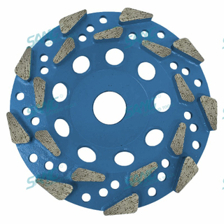 Pesava 125 mm 180 mm 5 polegadas 7 polegadas 20 Golhe de copo de diamante com rosca rosada de arbusto