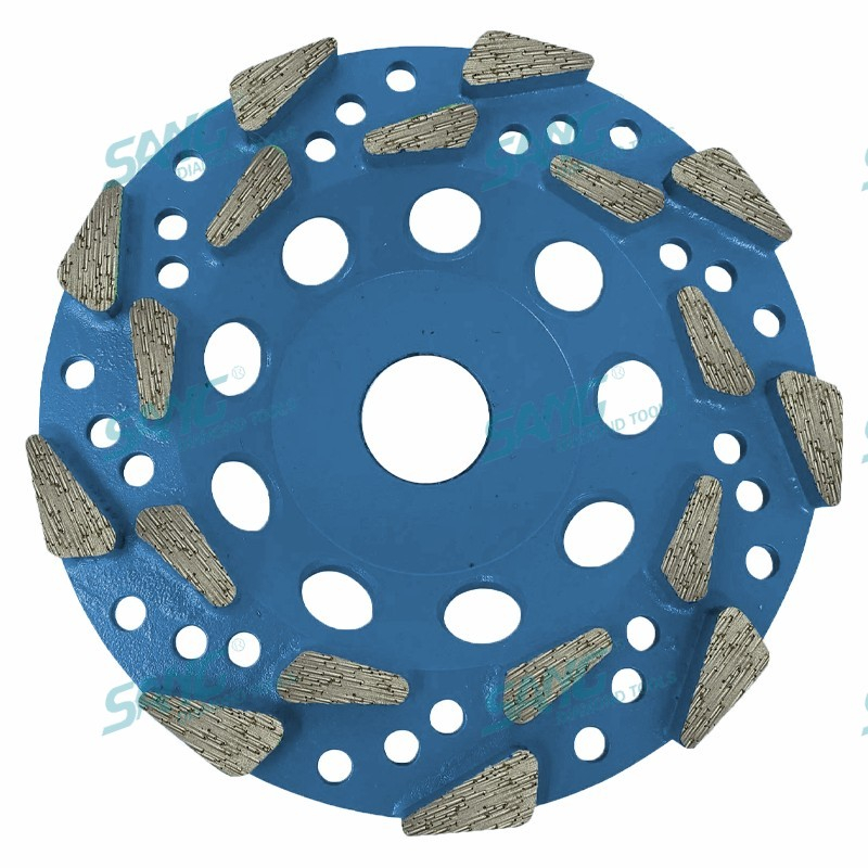 Pesava 125 mm 180 mm 5 polegadas 7 polegadas 20 Golhe de copo de diamante com rosca rosada de arbusto