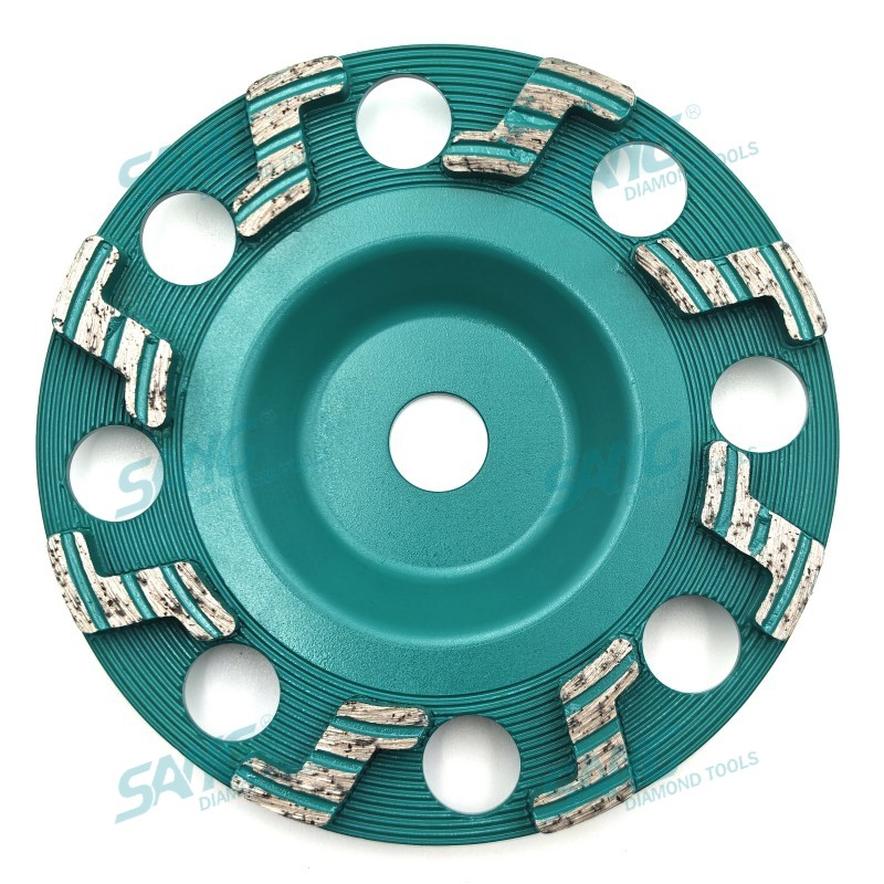 150 mm 6 polegadas Z SHEAD segmentos de diamante Abrasivo Bloco atacadale Diamante Roda de xícara para concreto