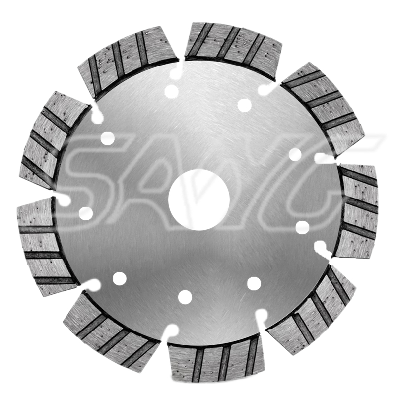 Tuck Point Diamond Blade de 6 mm de espessura segmento de diamante Corte de diamante SERW LATER DISC