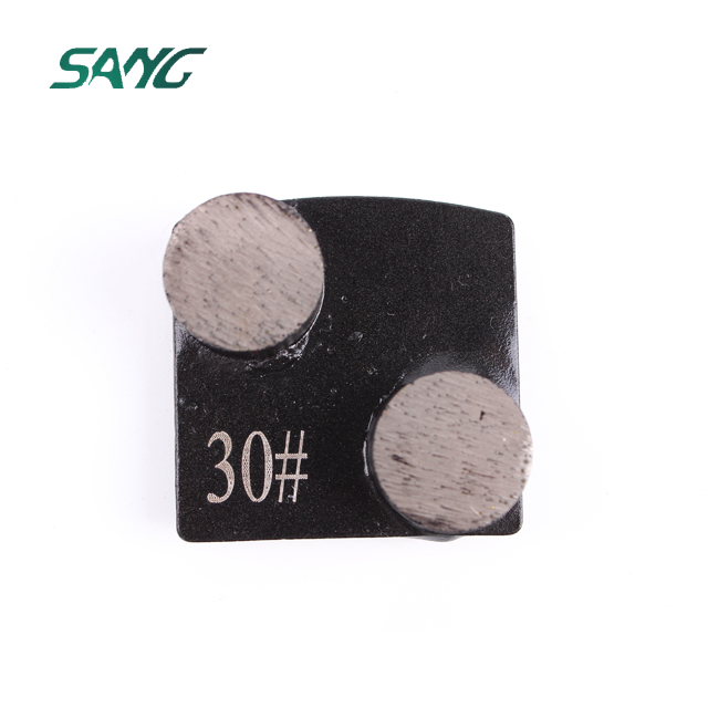 Sapatas de bloco de moagem de diamante redi lock de troca rápida segmentada redonda para moedor de piso de concreto husqvarna