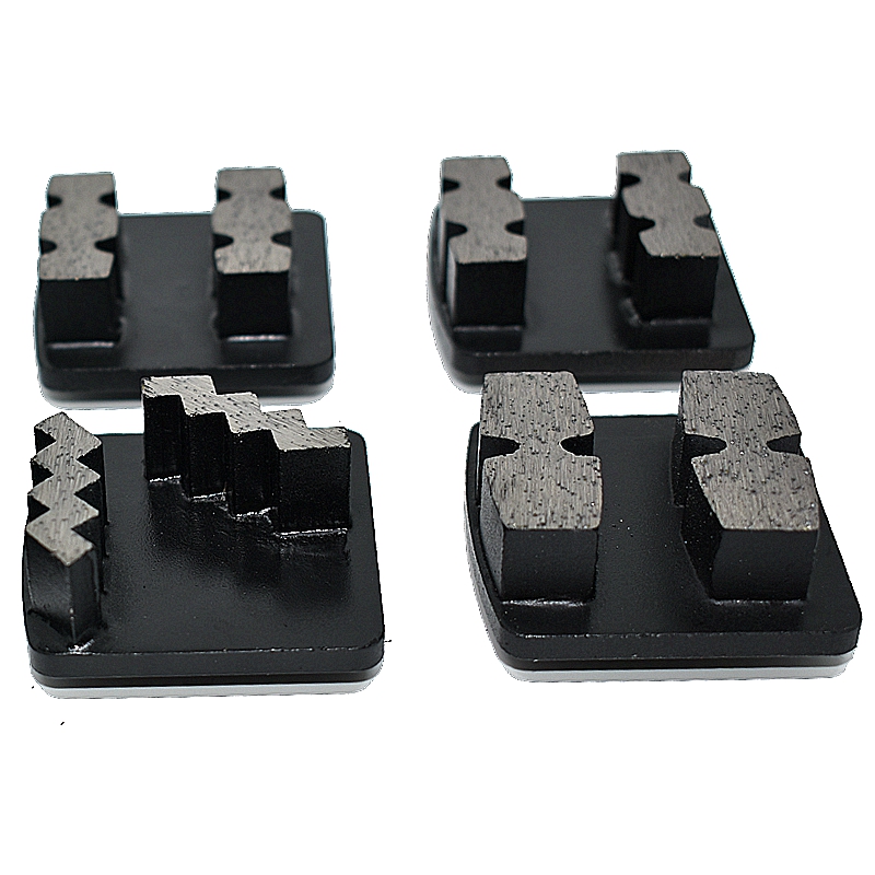 Husqvarna Redi Lock Metal Bond Ferramentas de concreto segmentos de diamante com 2 barras de segmento