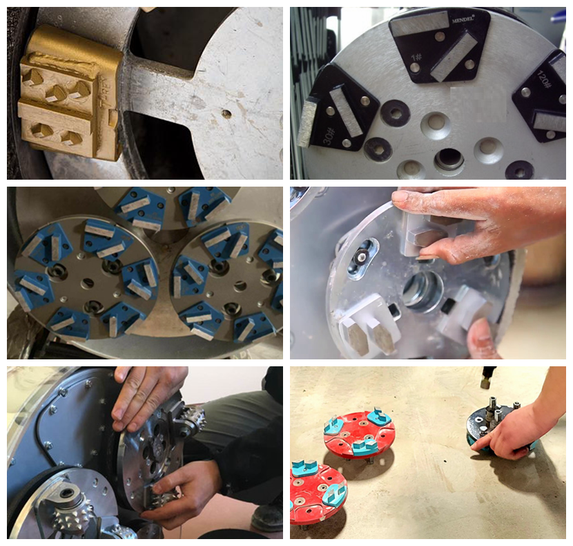 segmentos de retificação de trapezoides de vendas a quente PCD Bloco de moagem OEM DIVERSO DE DIAMIA PERSONAL