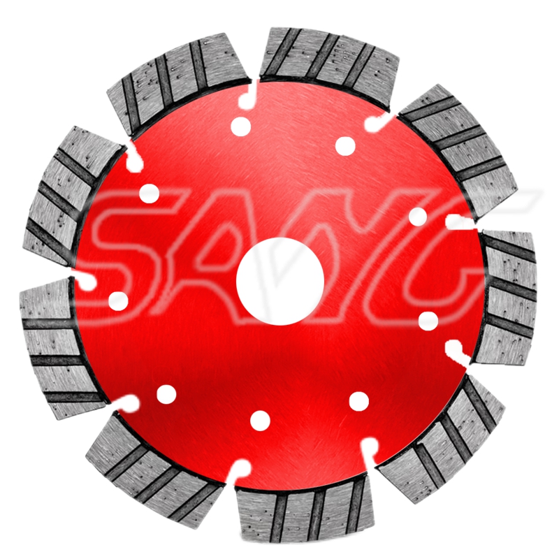 Tuck Point Diamond Blade de 6 mm de espessura segmento de diamante Corte de diamante SERW LATER DISC