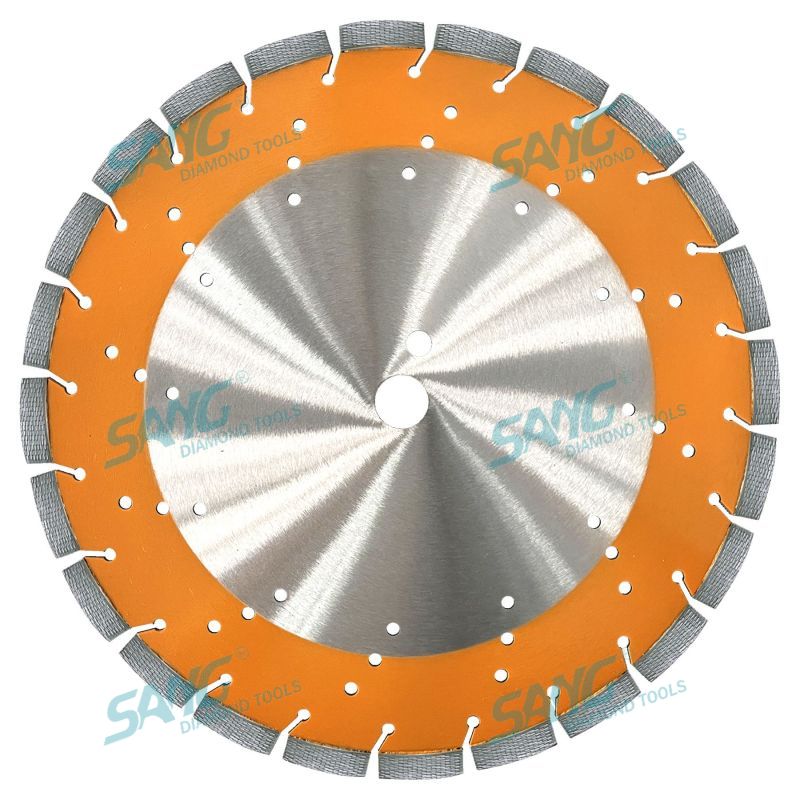 qualidade premium de 350 mm de 14 polegadas de soldagem a laser Arix Diamond Cutting Disc para cortar concreto