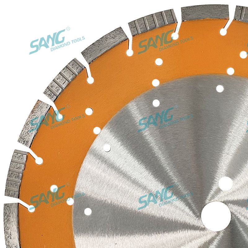 14 polegadas de 350 mm laser laser soldado lâmina de serra de diamante segmentada para reforçar concreto
