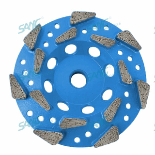 segmentos premium de roda de copo de diamante premium para remoção de material epóxi de concreto