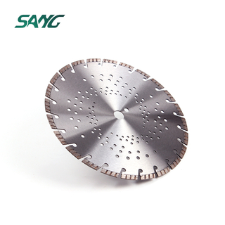 fábrica venda direta de 14 polegadas Diamante Turbo Segmentado Blade para cortar concreto armado