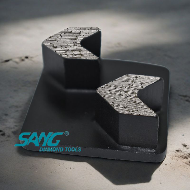Redi Redi Lock segmento Sapatos de moagem de diamante para husqvarna concreto moedor de piso
