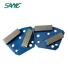 segmentos de retângulo duplo de diamante trapezóide para diamático blastrac janser asl mk klindex concreto piso moedor de piso
