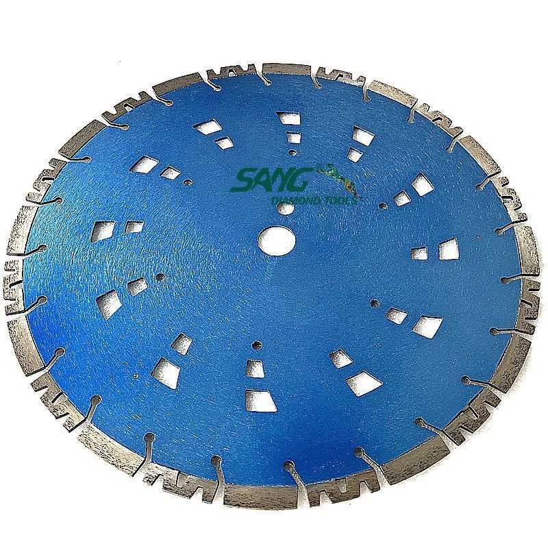 laser soldado diamante cortador de corte de disco reforçado de concreto de concreto lâmina