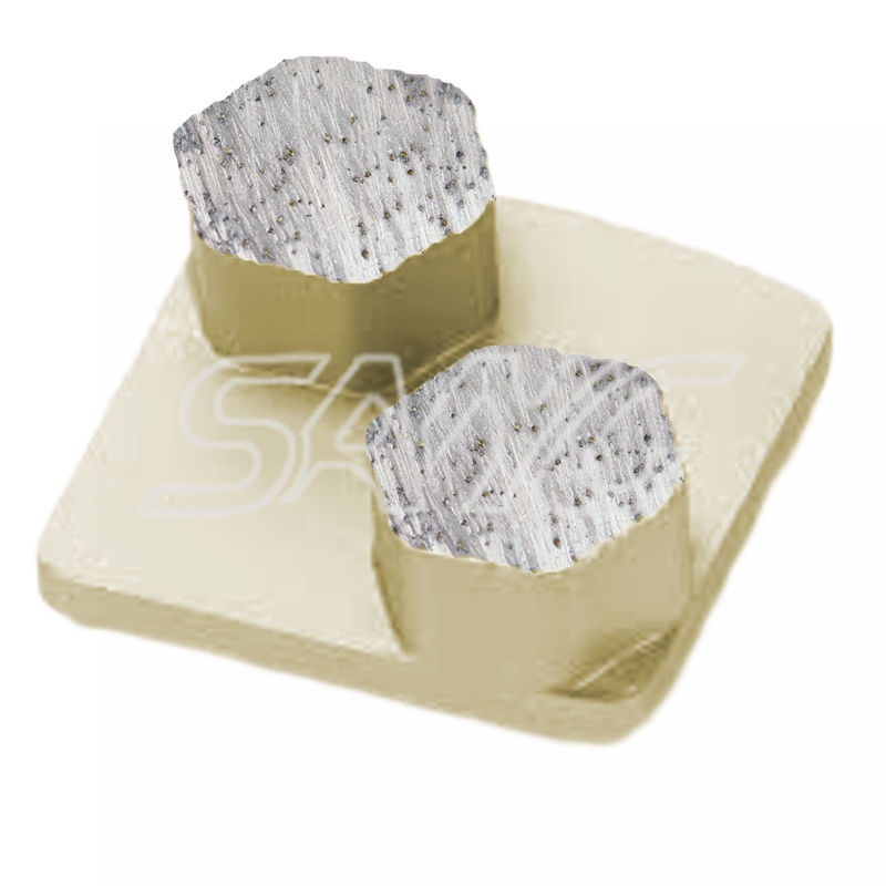 Redi Lock Diamond Concrete Polishing Pad ferramentas Sapatos de moagem de diamante para Husqvarn Floor Grinder Machine