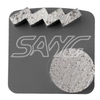 Redi Lock Medium Diamond Moafing Tools com segmentos duplos disco abrasivo