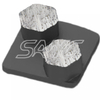 Redi Lock Diamond Concrete Polishing Pad ferramentas Sapatos de moagem de diamante para Husqvarn Floor Grinder Machine