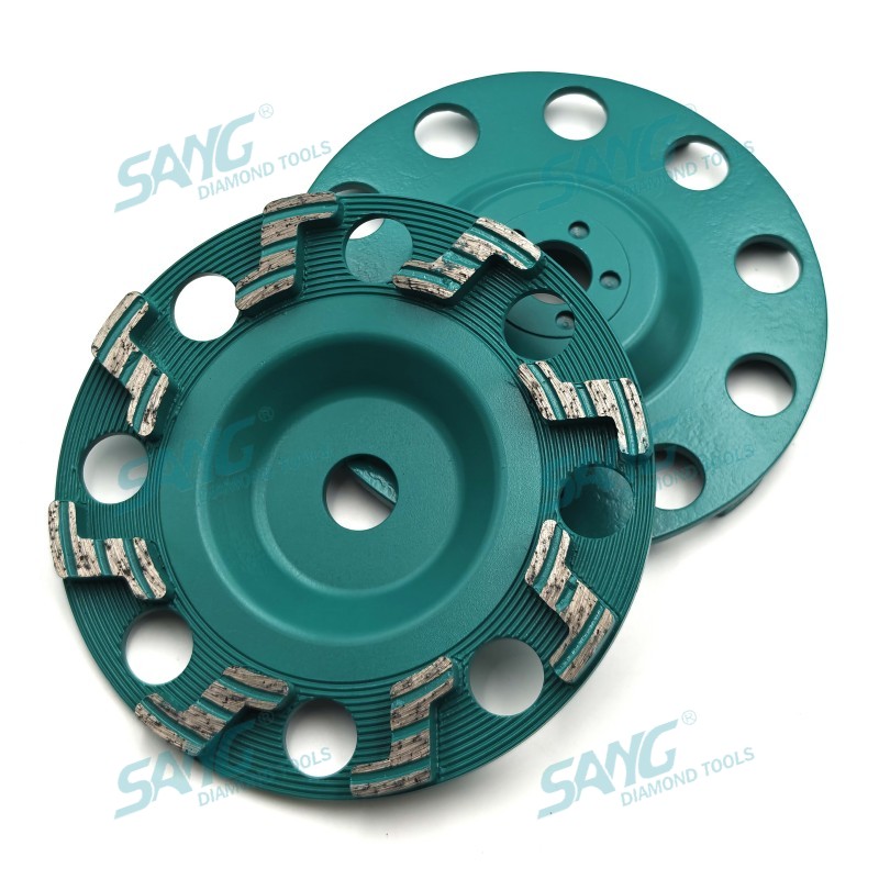 150 mm 6 polegadas Z SHEAD segmentos de diamante Abrasivo Bloco atacadale Diamante Roda de xícara para concreto