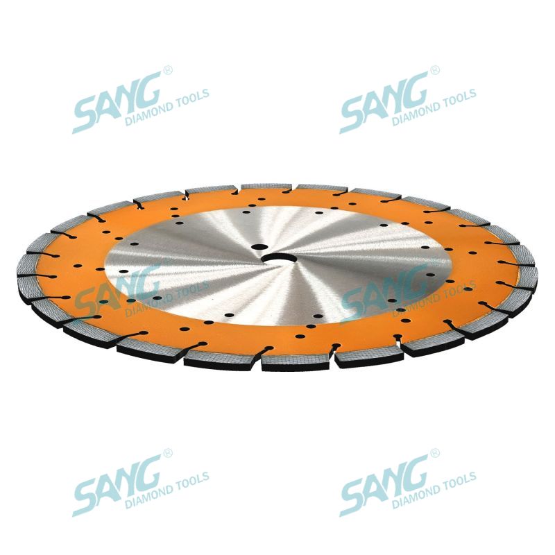 qualidade premium de 350 mm de 14 polegadas de soldagem a laser Arix Diamond Cutting Disc para cortar concreto