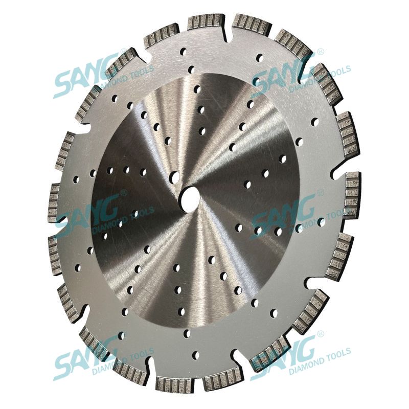 Laser soldado 350 mm de 14 polegadas Diamante Dish Cutting Disc para cortar concreto