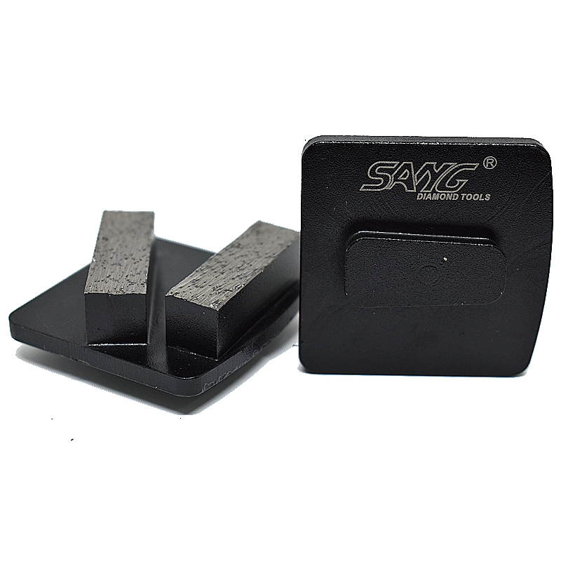 Husqvarna Redi Lock Metal Bond Ferramentas de concreto segmentos de diamante com 2 barras de segmento