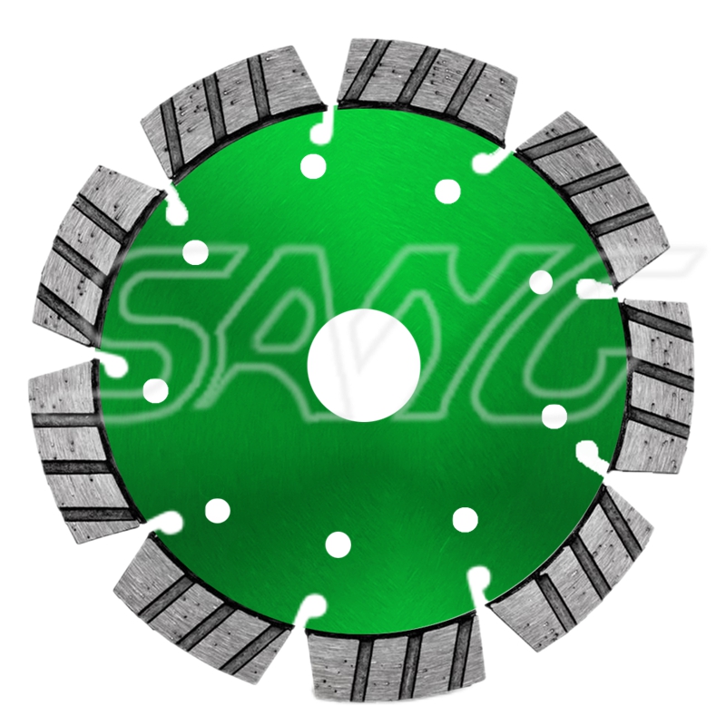 Tuck Point Diamond Blade de 6 mm de espessura segmento de diamante Corte de diamante SERW LATER DISC