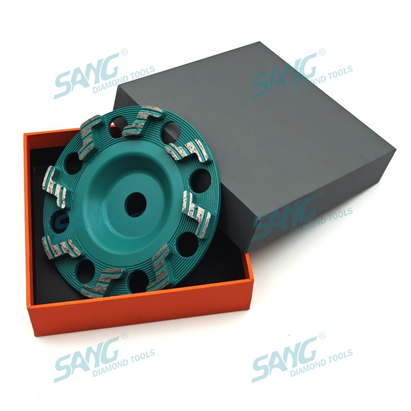 150 mm 6 polegadas Z SHEAD segmentos de diamante Abrasivo Bloco atacadale Diamante Roda de xícara para concreto