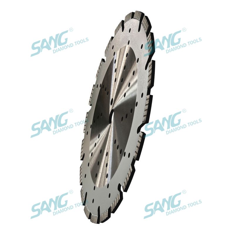 Laser soldado 350 mm de 14 polegadas Diamante Dish Cutting Disc para cortar concreto